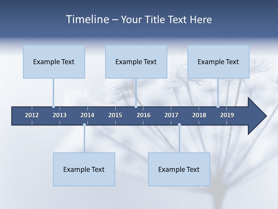 Outdoor Anthriscus Macro PowerPoint Template