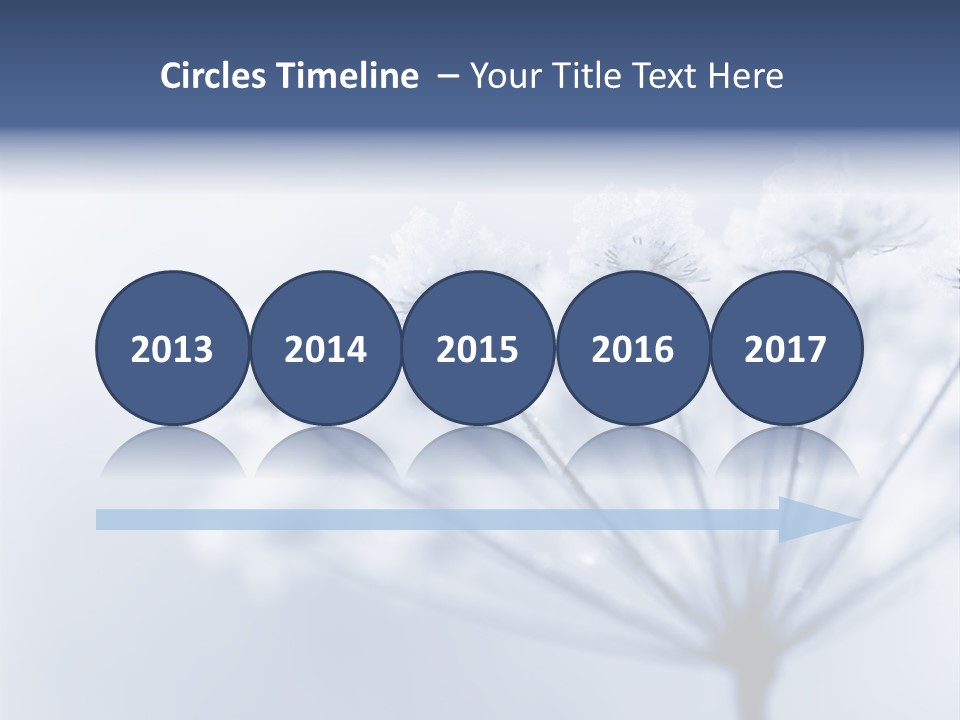 Outdoor Anthriscus Macro PowerPoint Template