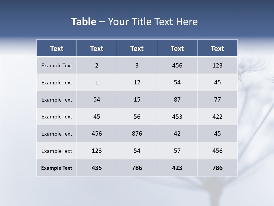 Outdoor Anthriscus Macro PowerPoint Template