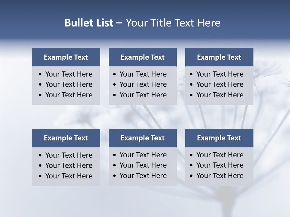 Outdoor Anthriscus Macro PowerPoint Template