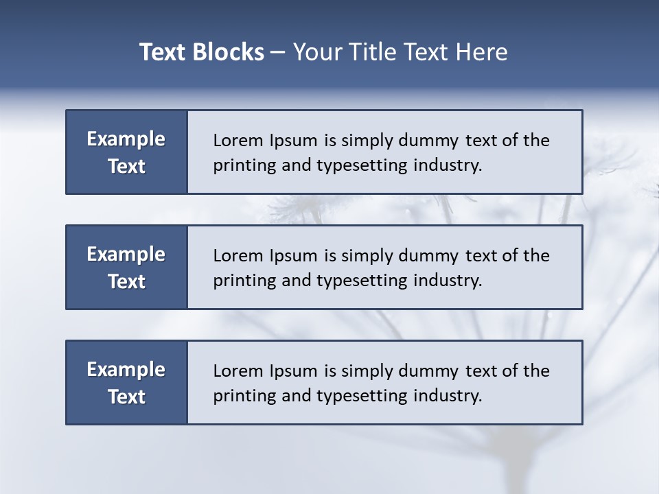 Outdoor Anthriscus Macro PowerPoint Template