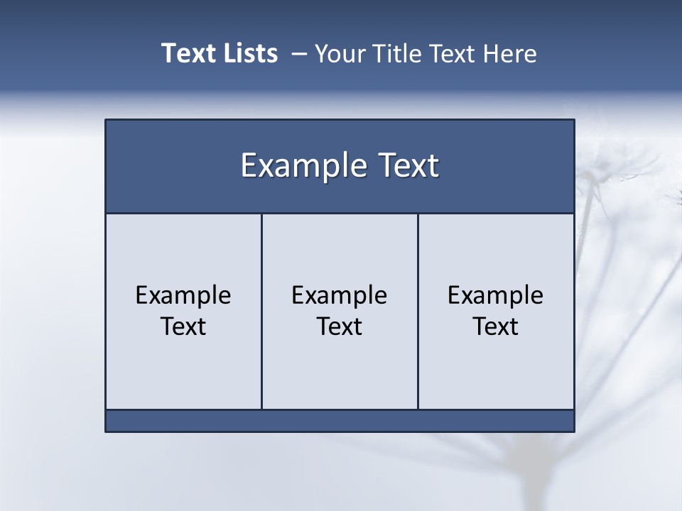 Outdoor Anthriscus Macro PowerPoint Template