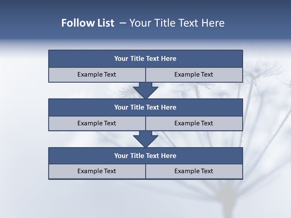 Outdoor Anthriscus Macro PowerPoint Template