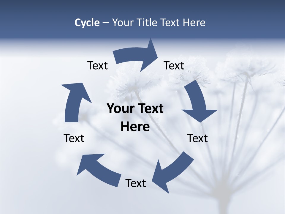Outdoor Anthriscus Macro PowerPoint Template