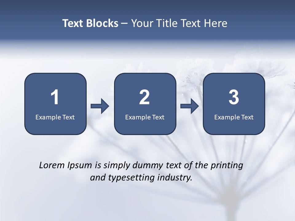 Outdoor Anthriscus Macro PowerPoint Template