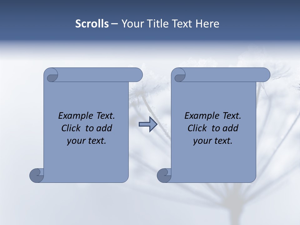 Outdoor Anthriscus Macro PowerPoint Template