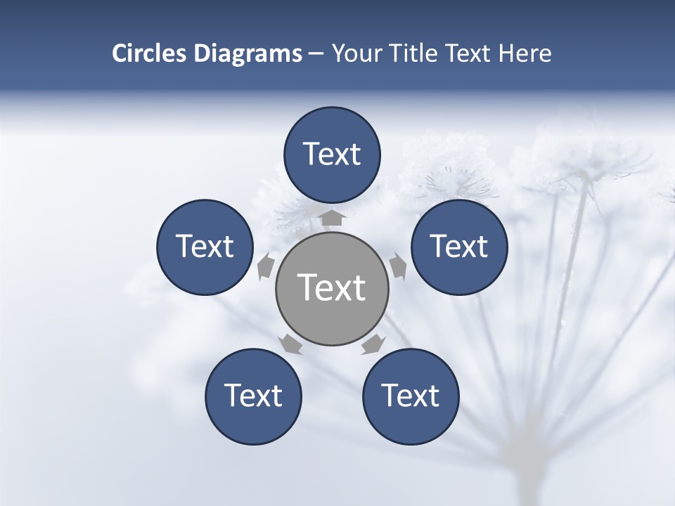 Outdoor Anthriscus Macro PowerPoint Template