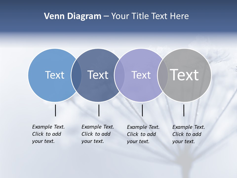 Outdoor Anthriscus Macro PowerPoint Template