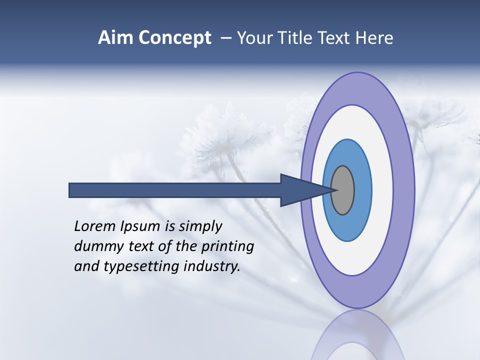 Outdoor Anthriscus Macro PowerPoint Template