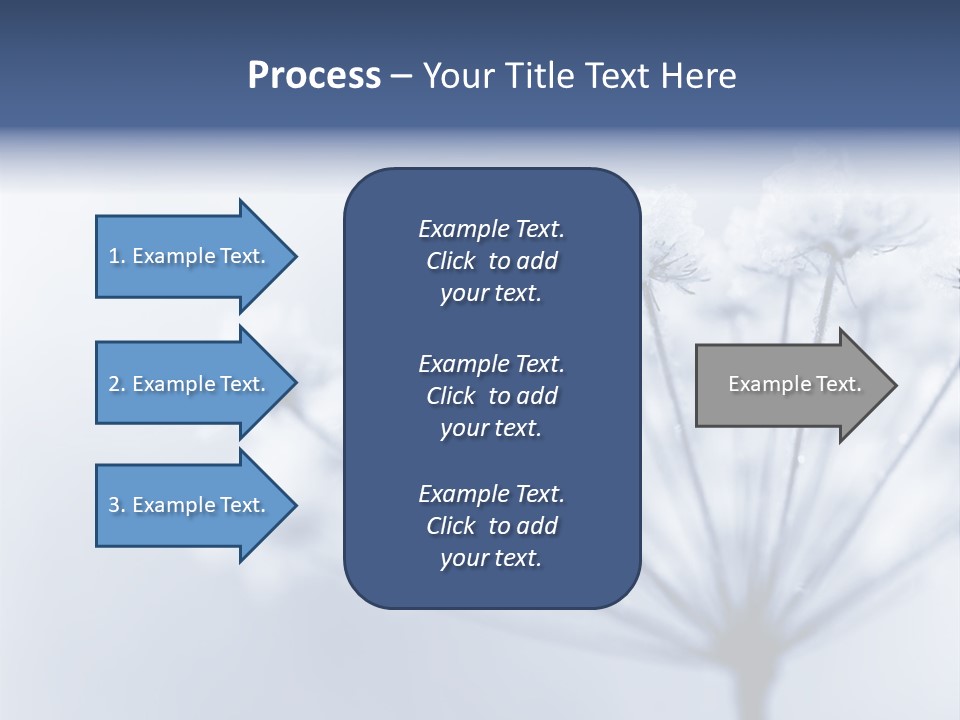 Outdoor Anthriscus Macro PowerPoint Template