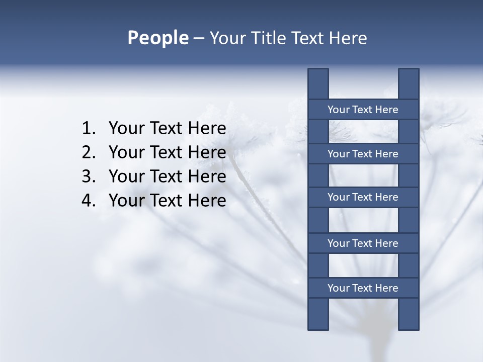 Outdoor Anthriscus Macro PowerPoint Template