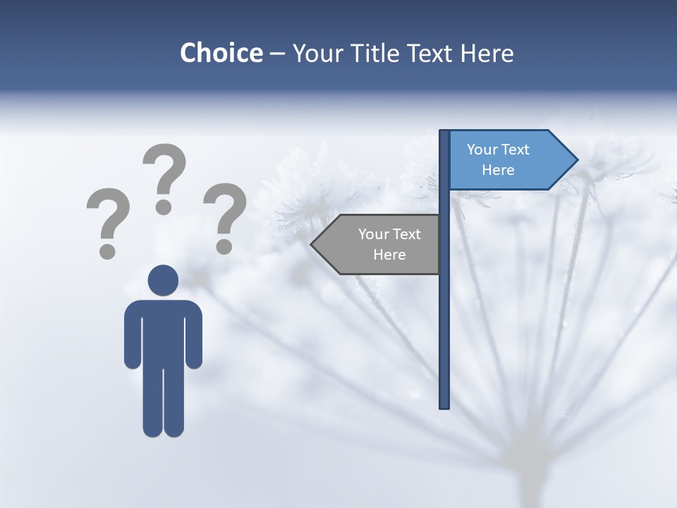 Outdoor Anthriscus Macro PowerPoint Template