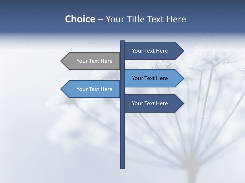 Outdoor Anthriscus Macro PowerPoint Template