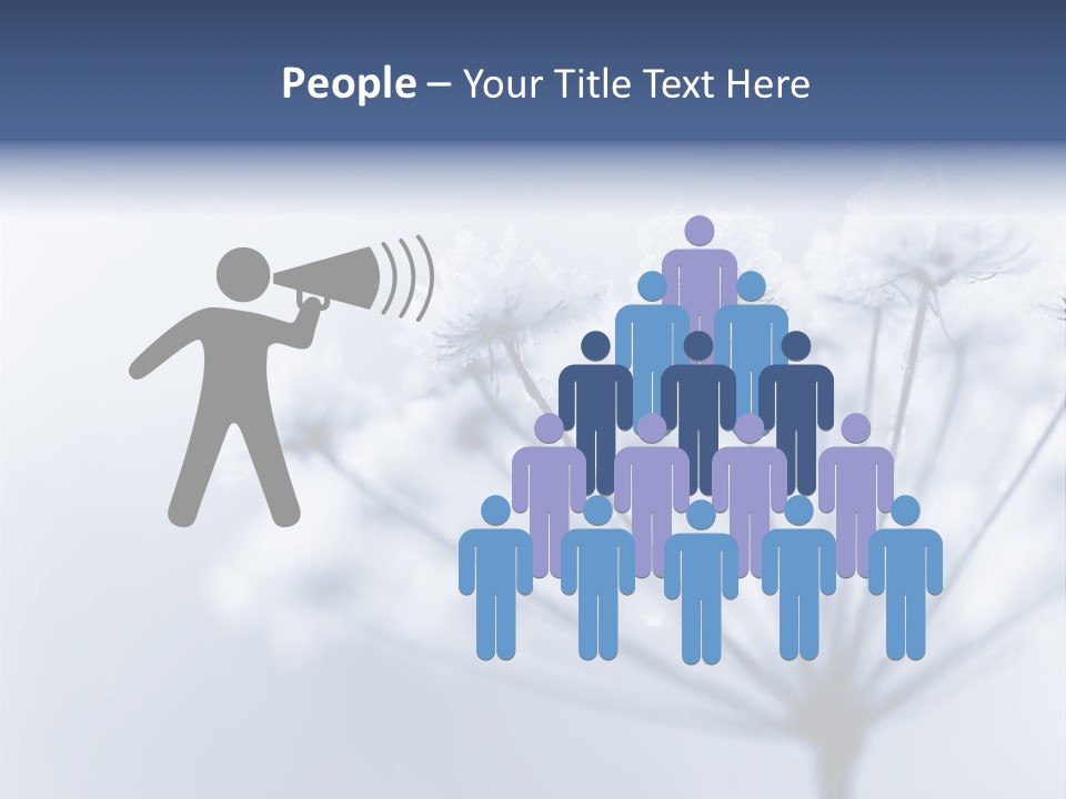 Outdoor Anthriscus Macro PowerPoint Template