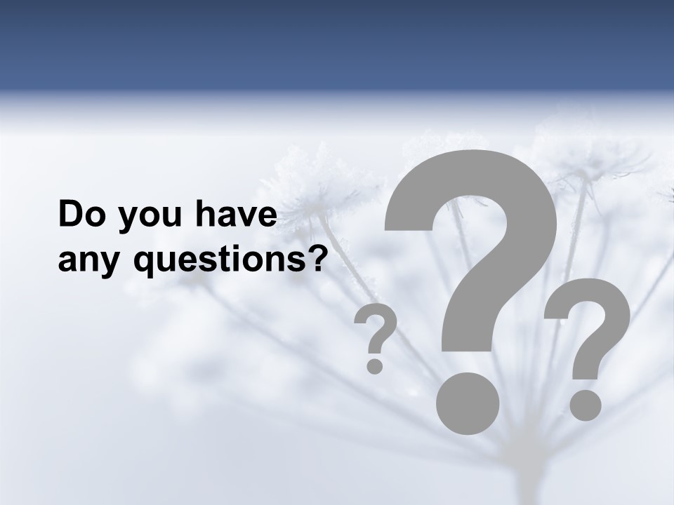 Outdoor Anthriscus Macro PowerPoint Template