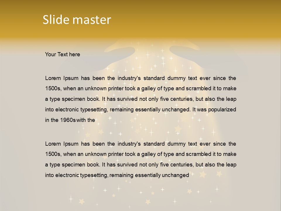 A Person Holding A Star In Their Hands PowerPoint Template