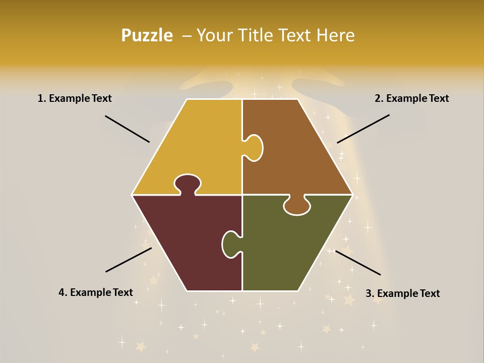 A Person Holding A Star In Their Hands PowerPoint Template