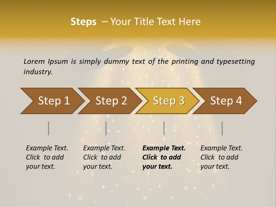 A Person Holding A Star In Their Hands PowerPoint Template