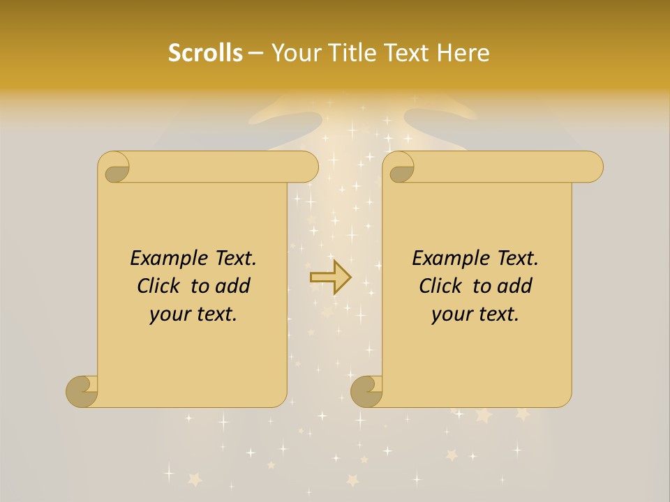 A Person Holding A Star In Their Hands PowerPoint Template