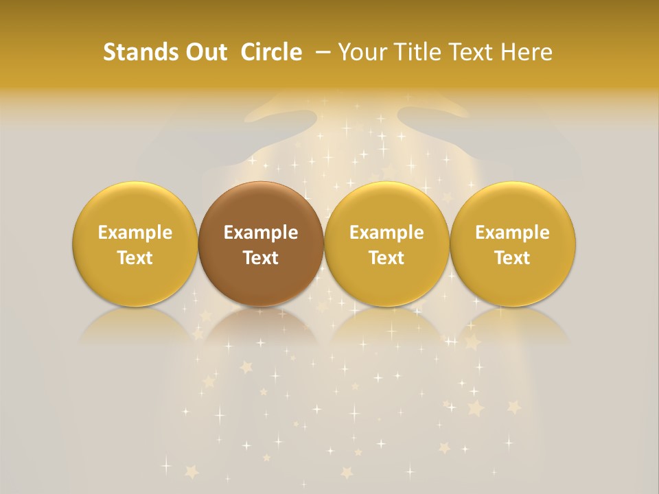 A Person Holding A Star In Their Hands PowerPoint Template