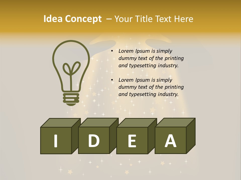 A Person Holding A Star In Their Hands PowerPoint Template