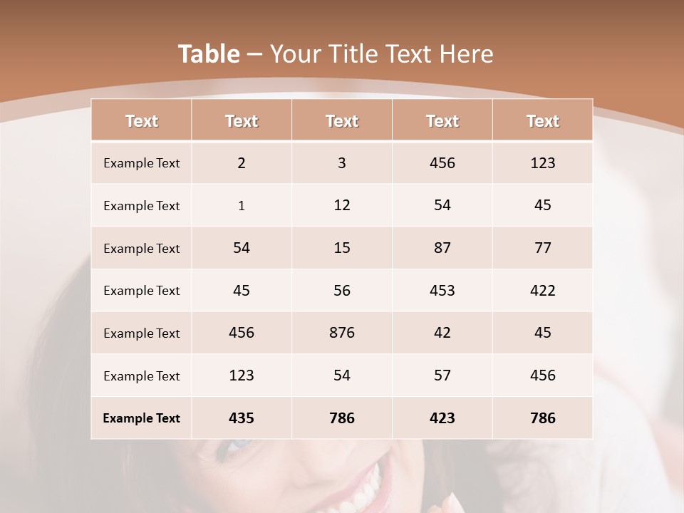 A Woman Laying On A Couch With A Smile On Her Face PowerPoint Template