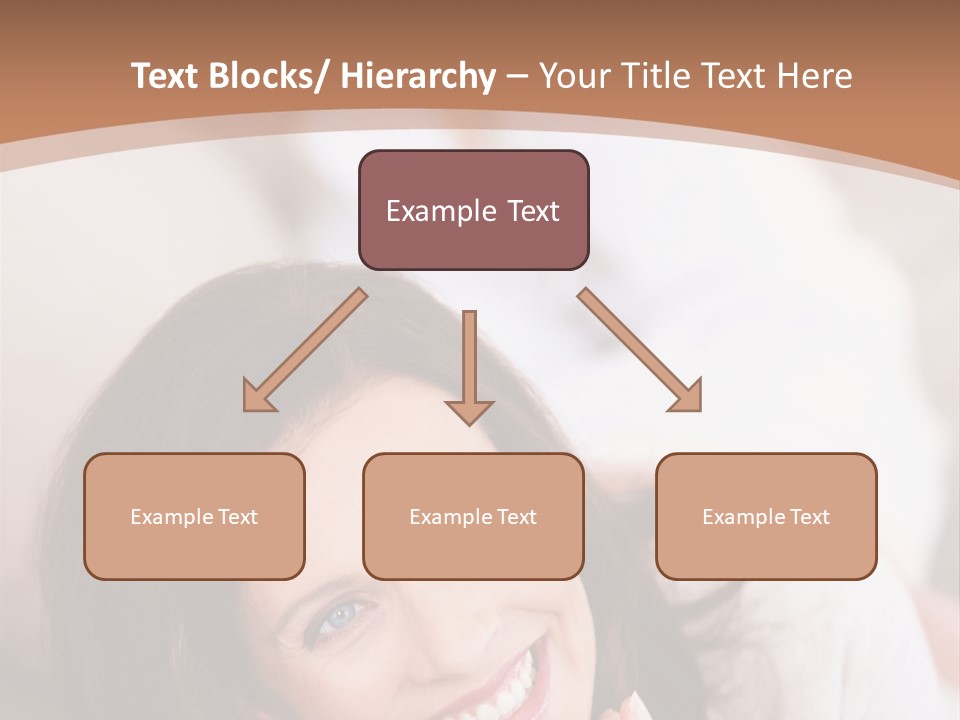 A Woman Laying On A Couch With A Smile On Her Face PowerPoint Template