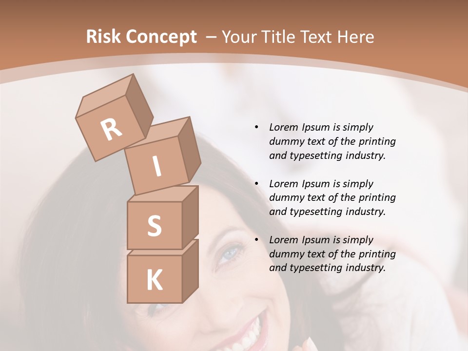 A Woman Laying On A Couch With A Smile On Her Face PowerPoint Template