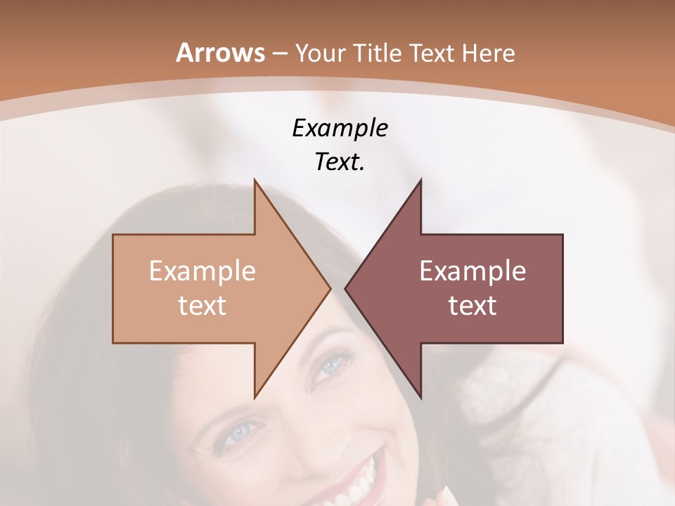 A Woman Laying On A Couch With A Smile On Her Face PowerPoint Template