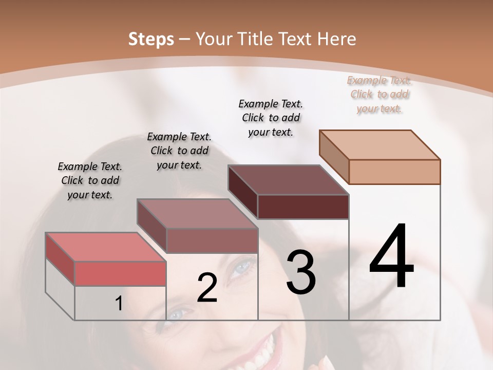A Woman Laying On A Couch With A Smile On Her Face PowerPoint Template