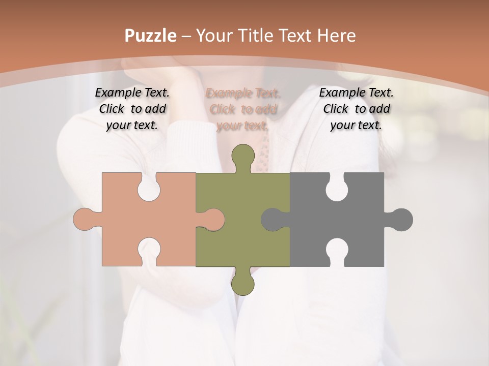 A Woman Sitting On The Ground With Her Hand On Her Chin PowerPoint Template