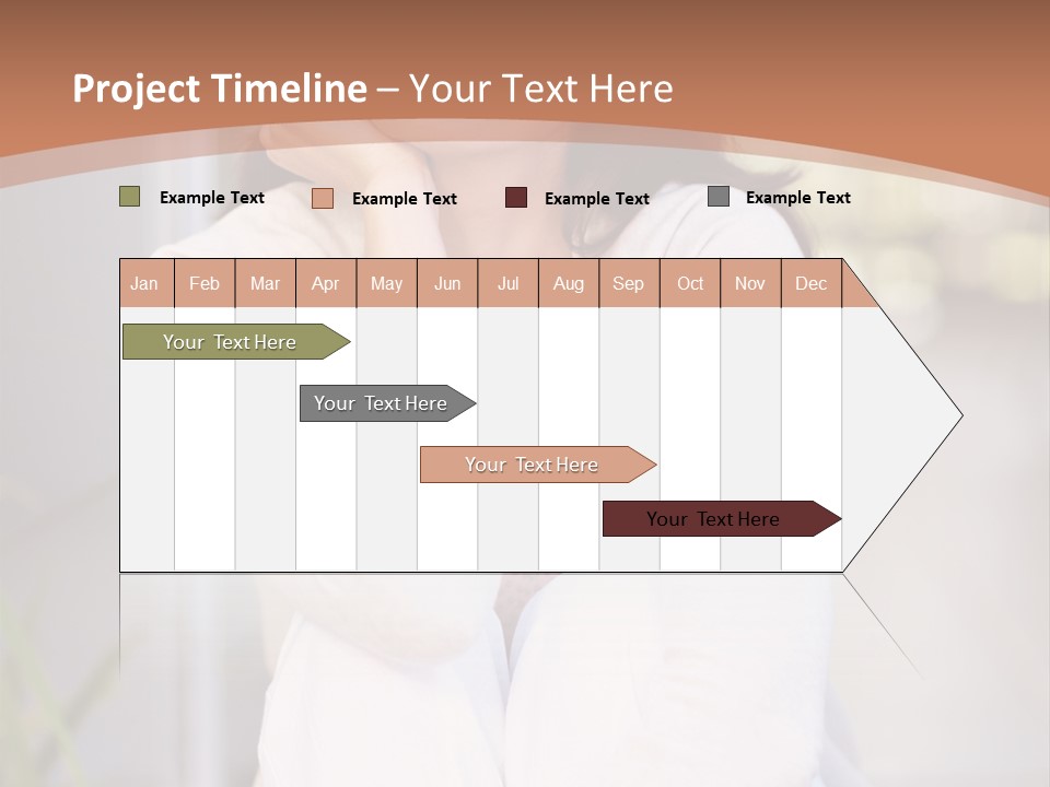A Woman Sitting On The Ground With Her Hand On Her Chin PowerPoint Template