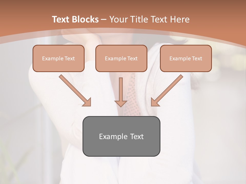 A Woman Sitting On The Ground With Her Hand On Her Chin PowerPoint Template