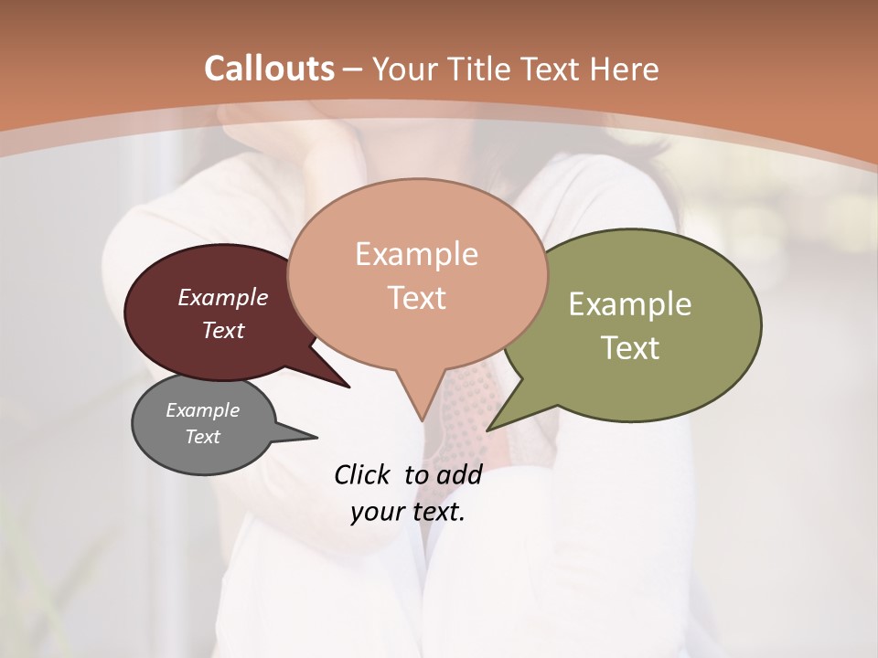 A Woman Sitting On The Ground With Her Hand On Her Chin PowerPoint Template