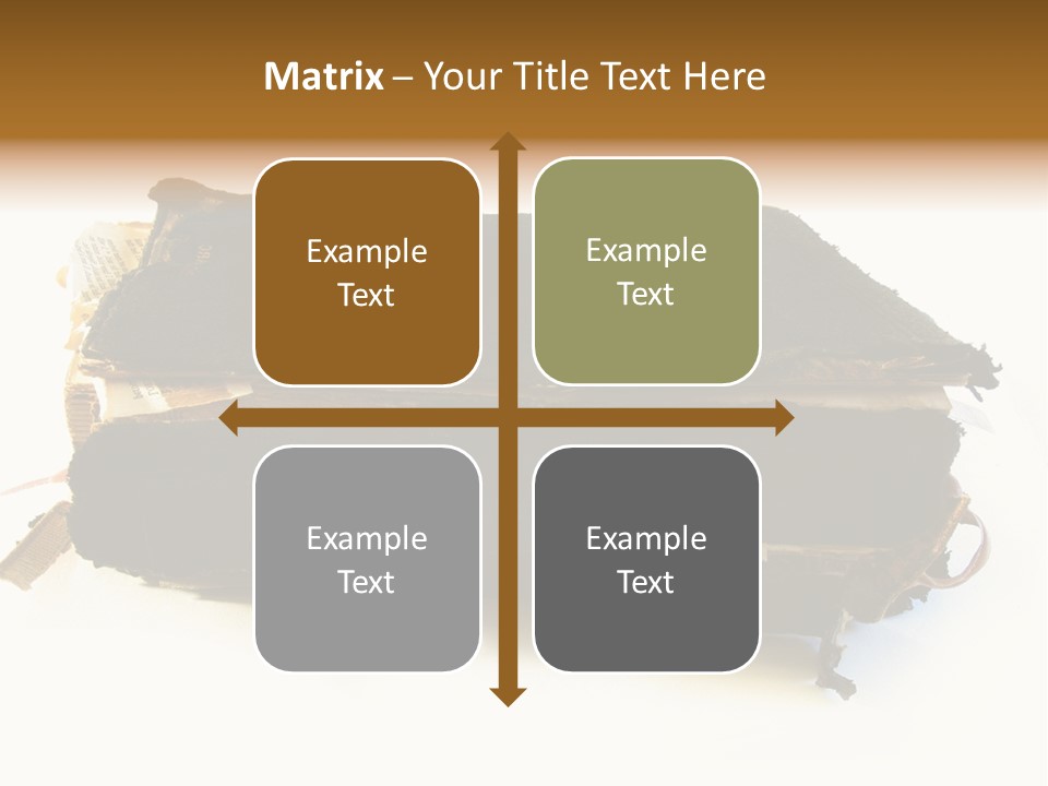 A Couple Of Black Books Sitting On Top Of Each Other PowerPoint Template