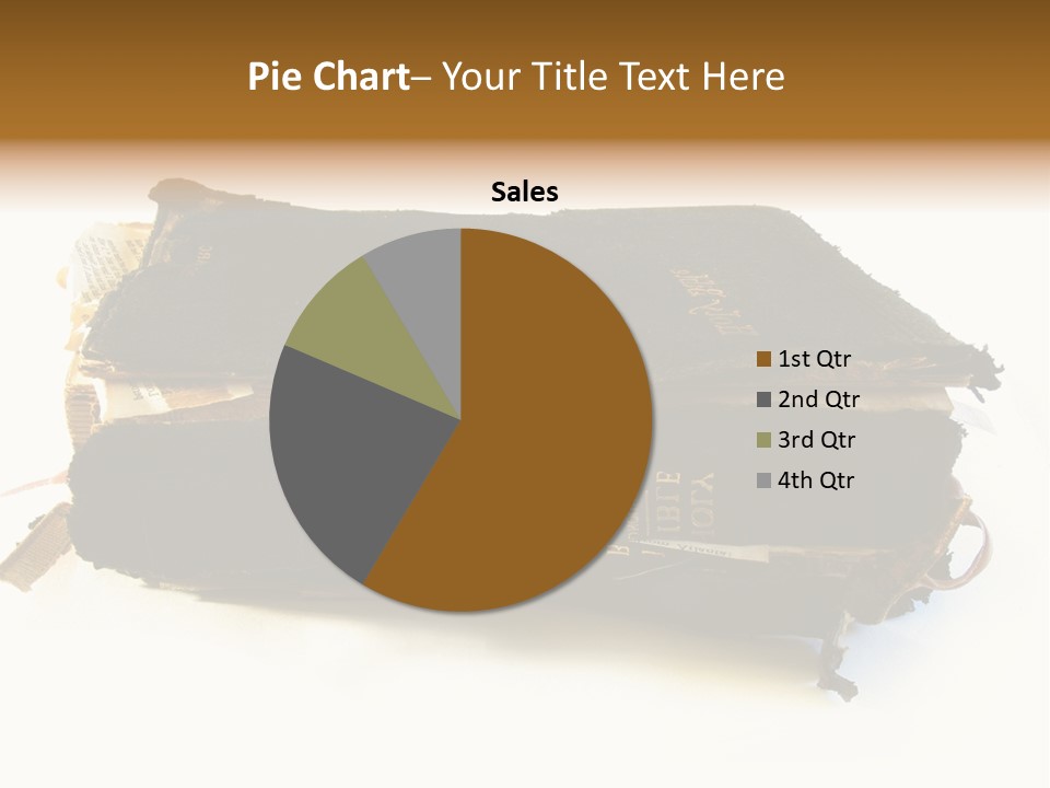 A Couple Of Black Books Sitting On Top Of Each Other PowerPoint Template