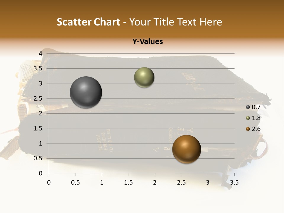 A Couple Of Black Books Sitting On Top Of Each Other PowerPoint Template