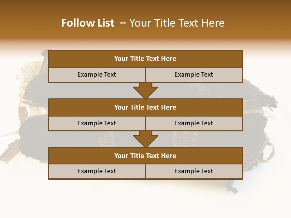 A Couple Of Black Books Sitting On Top Of Each Other PowerPoint Template