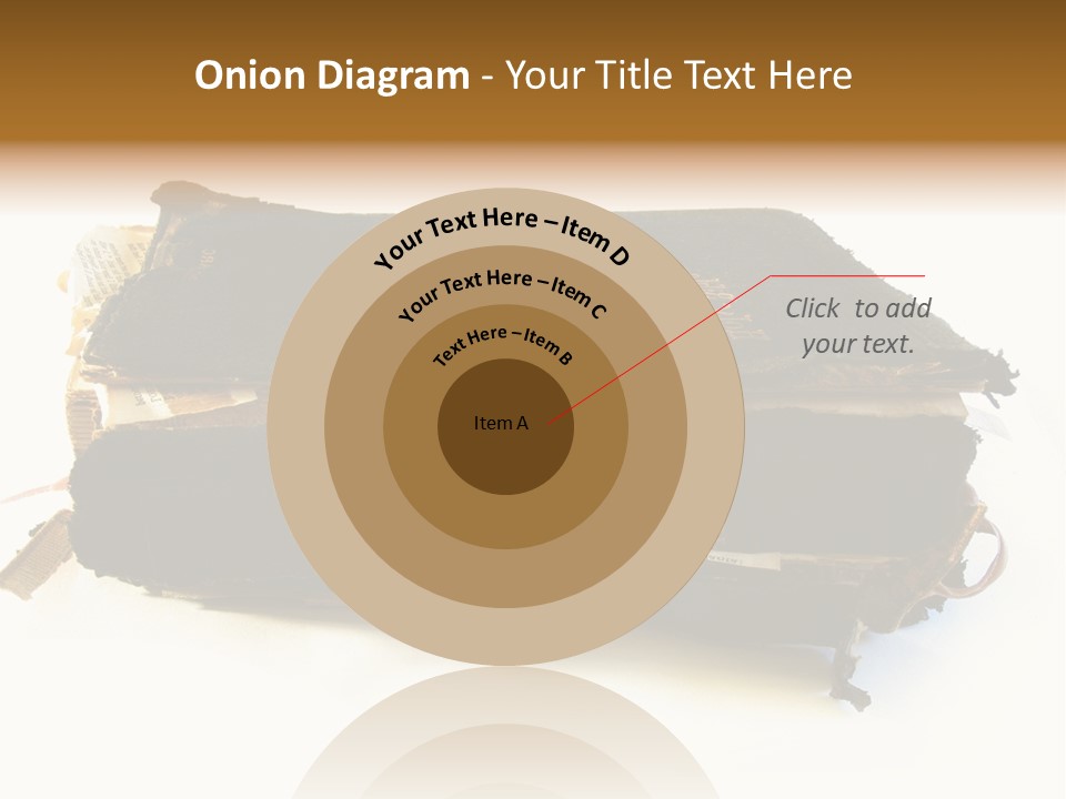 A Couple Of Black Books Sitting On Top Of Each Other PowerPoint Template