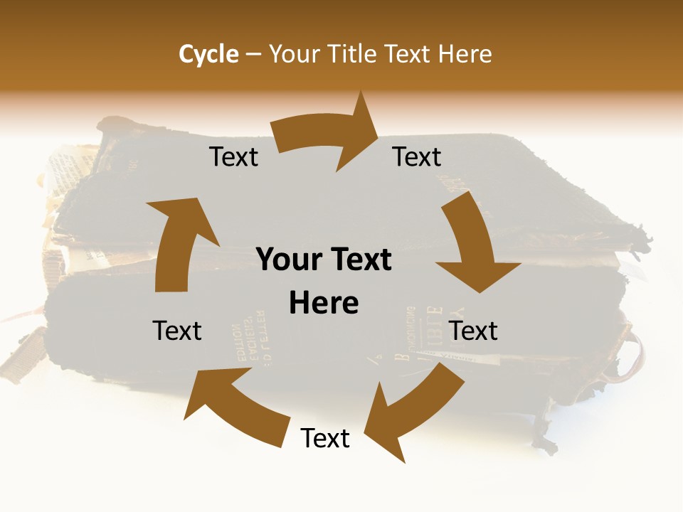 A Couple Of Black Books Sitting On Top Of Each Other PowerPoint Template