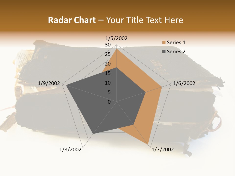 A Couple Of Black Books Sitting On Top Of Each Other PowerPoint Template