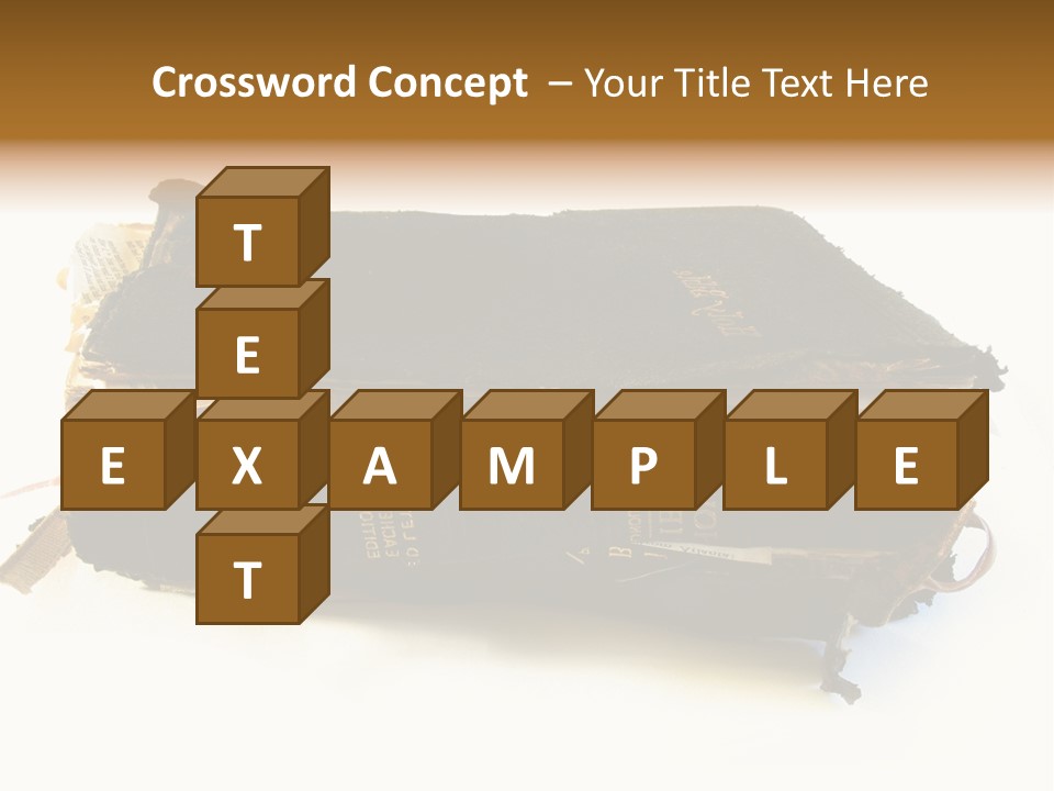 A Couple Of Black Books Sitting On Top Of Each Other PowerPoint Template