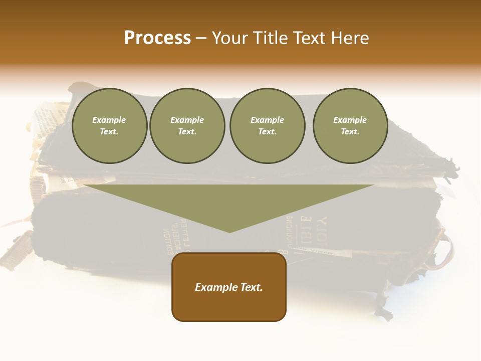A Couple Of Black Books Sitting On Top Of Each Other PowerPoint Template