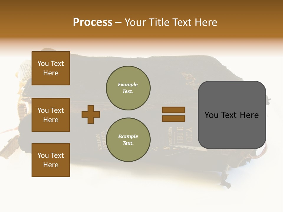 A Couple Of Black Books Sitting On Top Of Each Other PowerPoint Template