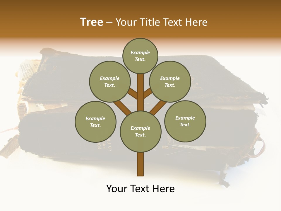 A Couple Of Black Books Sitting On Top Of Each Other PowerPoint Template