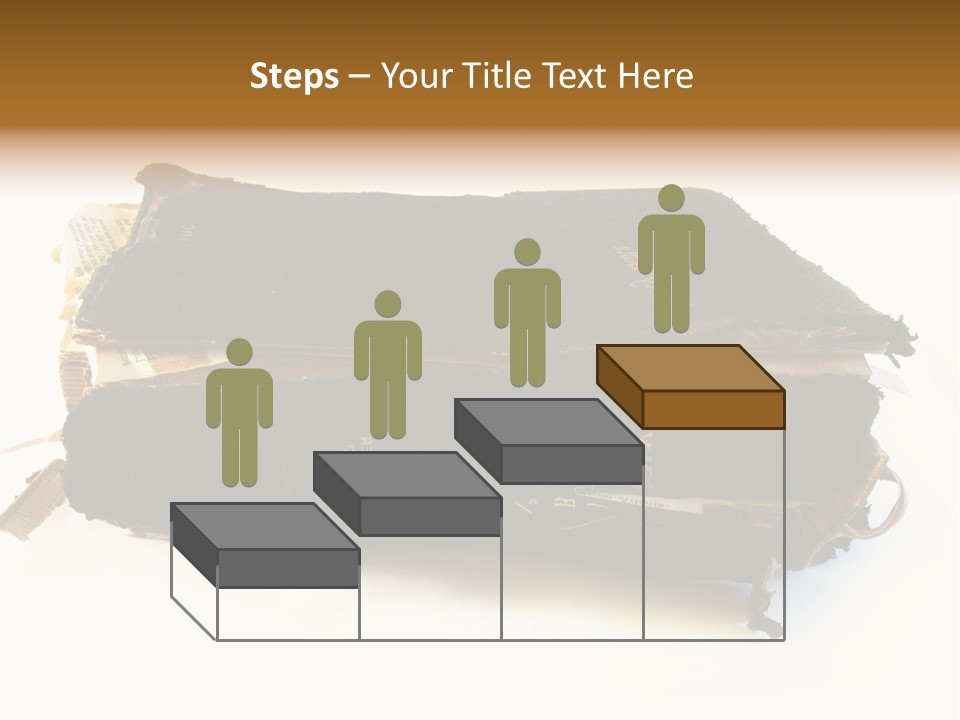 A Couple Of Black Books Sitting On Top Of Each Other PowerPoint Template