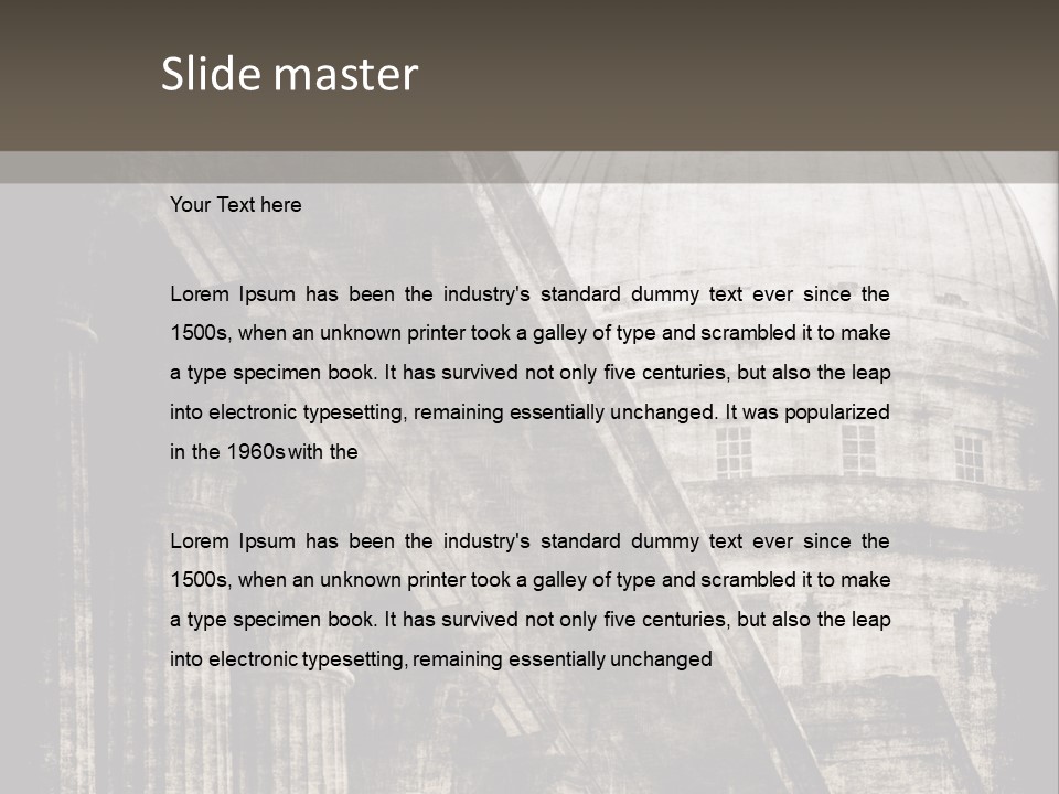 Paper Manuscript Document PowerPoint Template