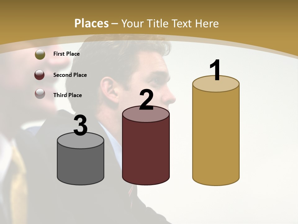 Man Close Young PowerPoint Template