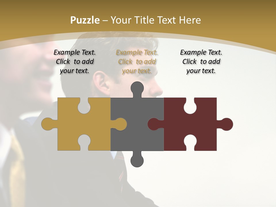 Man Close Young PowerPoint Template