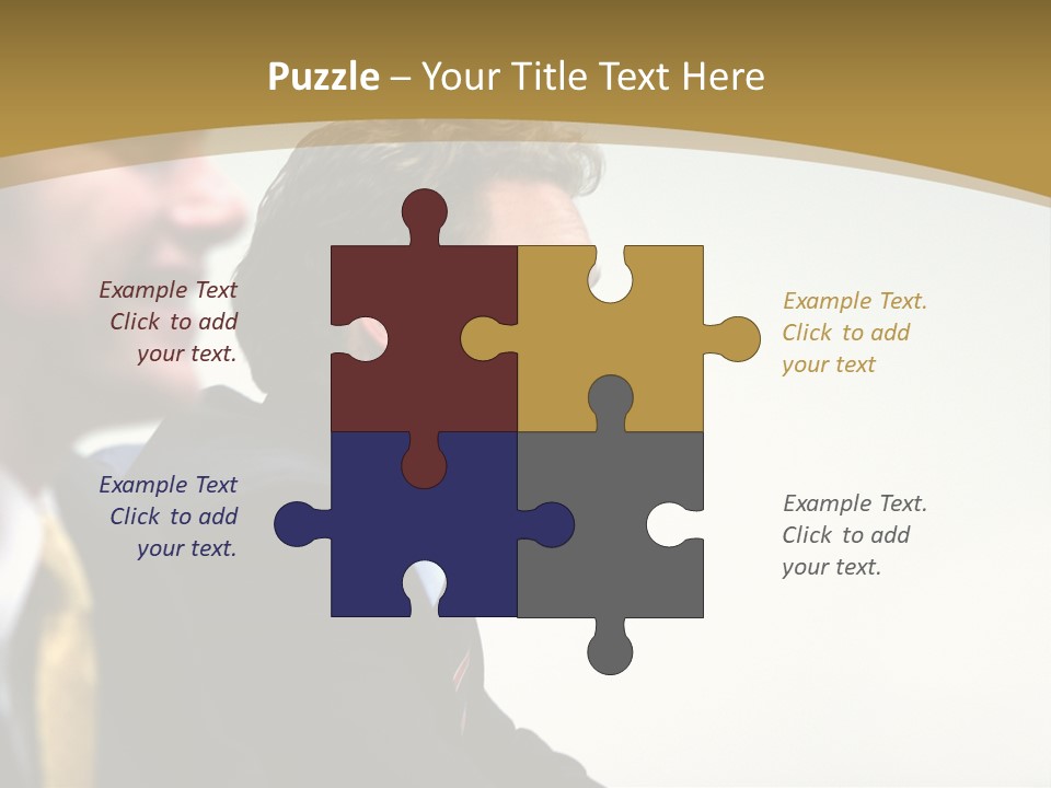 Man Close Young PowerPoint Template